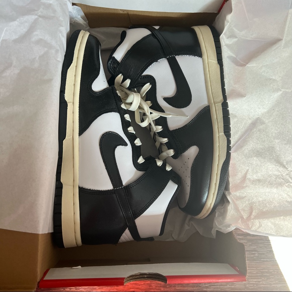 Vintage Black Nike Dunk High